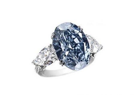 Chopard kék gyémánt gyűrűje