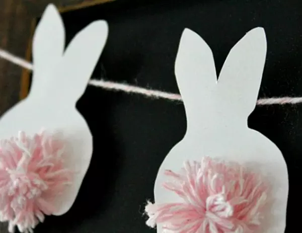 Cuki nyuszis girland