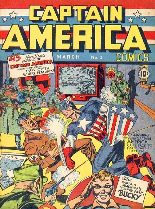 Captain America Comics legels� sz�ma