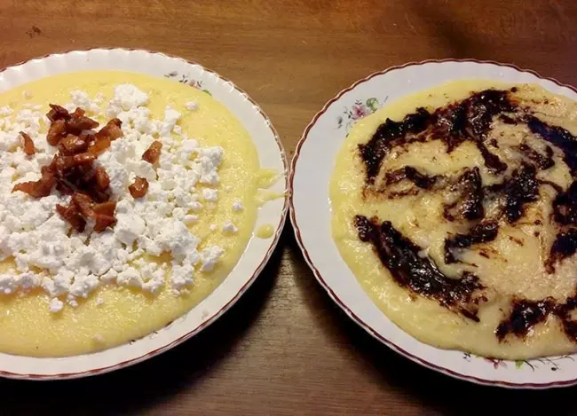 Trs s lekvros puliszka