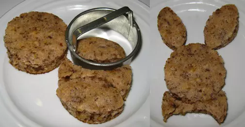 Hsvti nyuszi sti - nyuszi forma fromzsa