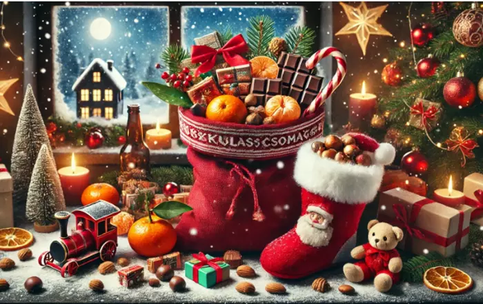 J�l �ssze�ll�tott mikul�s csomagok