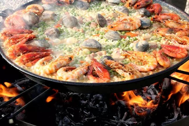 Paella marinera