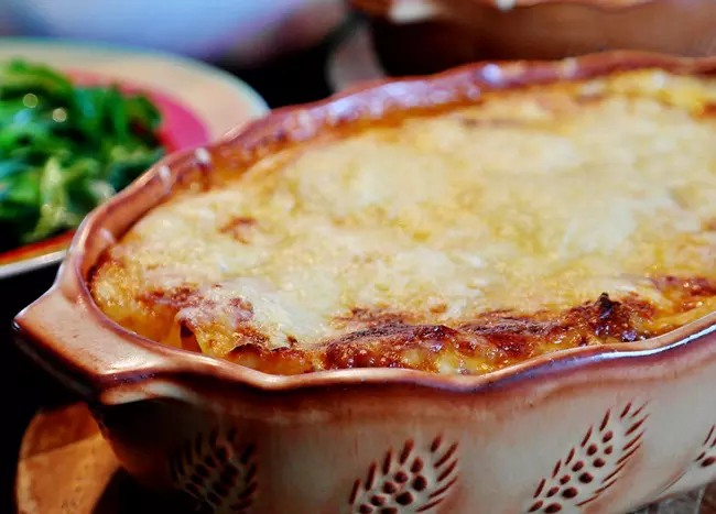 Rntott hsos lasagne
