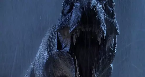 Tyrannosaurus rex es�ben, Jurassic Park