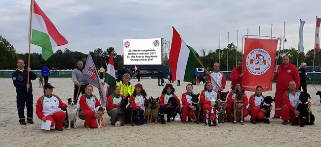 A magyar indulk a 23. IRO Mentkutys Vilgbajnoksgon